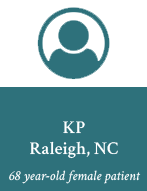 KP Raleigh, NC 68 year-old female patient